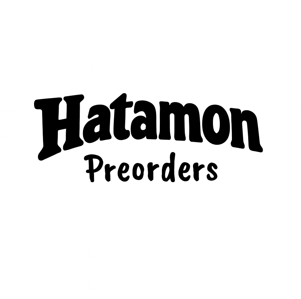 image that says hatamon preorders, hatamon tcg preorders, hatamontcg preorders