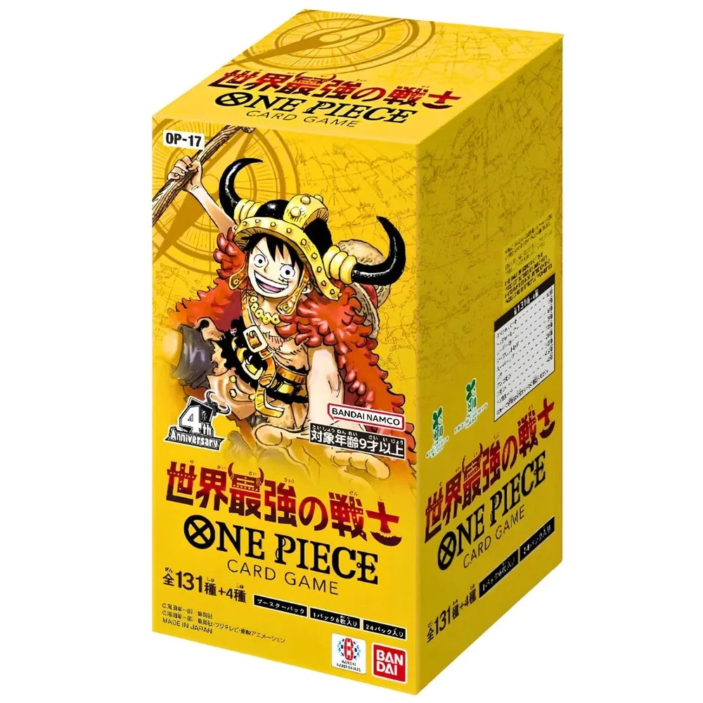 One Piece - OP-17 The World's Strongest Warriors Japansk Booster Box