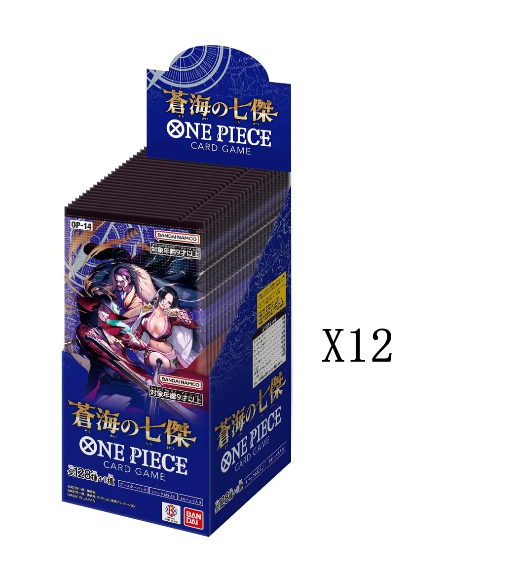 OP 14 The Azure Sea's Seven Booster Box Case Japansk