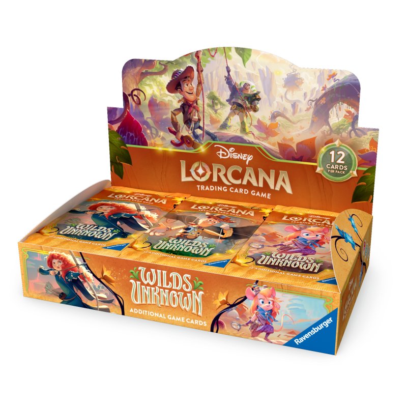 Disney Lorcana Wilds Unknown Booster Display - 24 booster packs