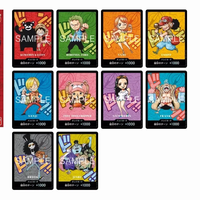 One Piece TCG Kumamoto Special Limited Set Don Promos