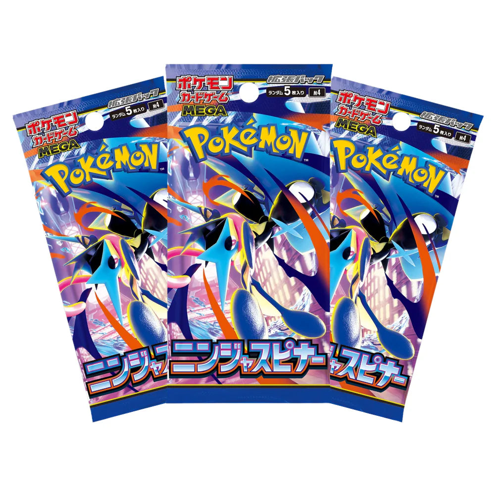 Pokemon Ninja Spinner Booster Packs Japansk