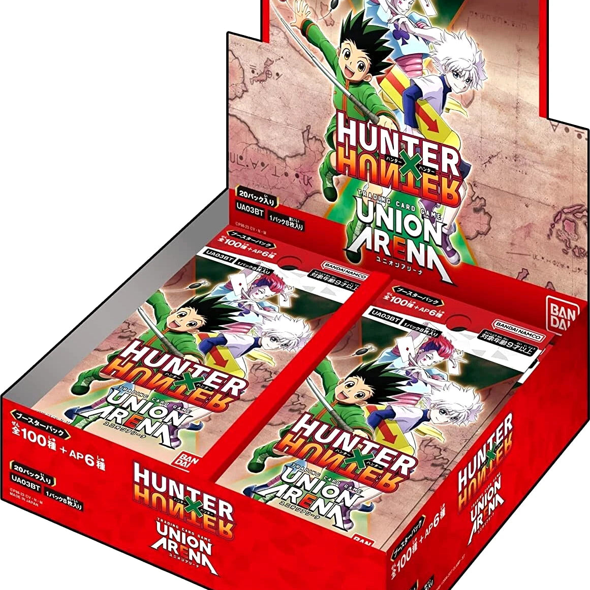 Union Arena Booster Box HUNTER x HUNTER Japansk UA03BT