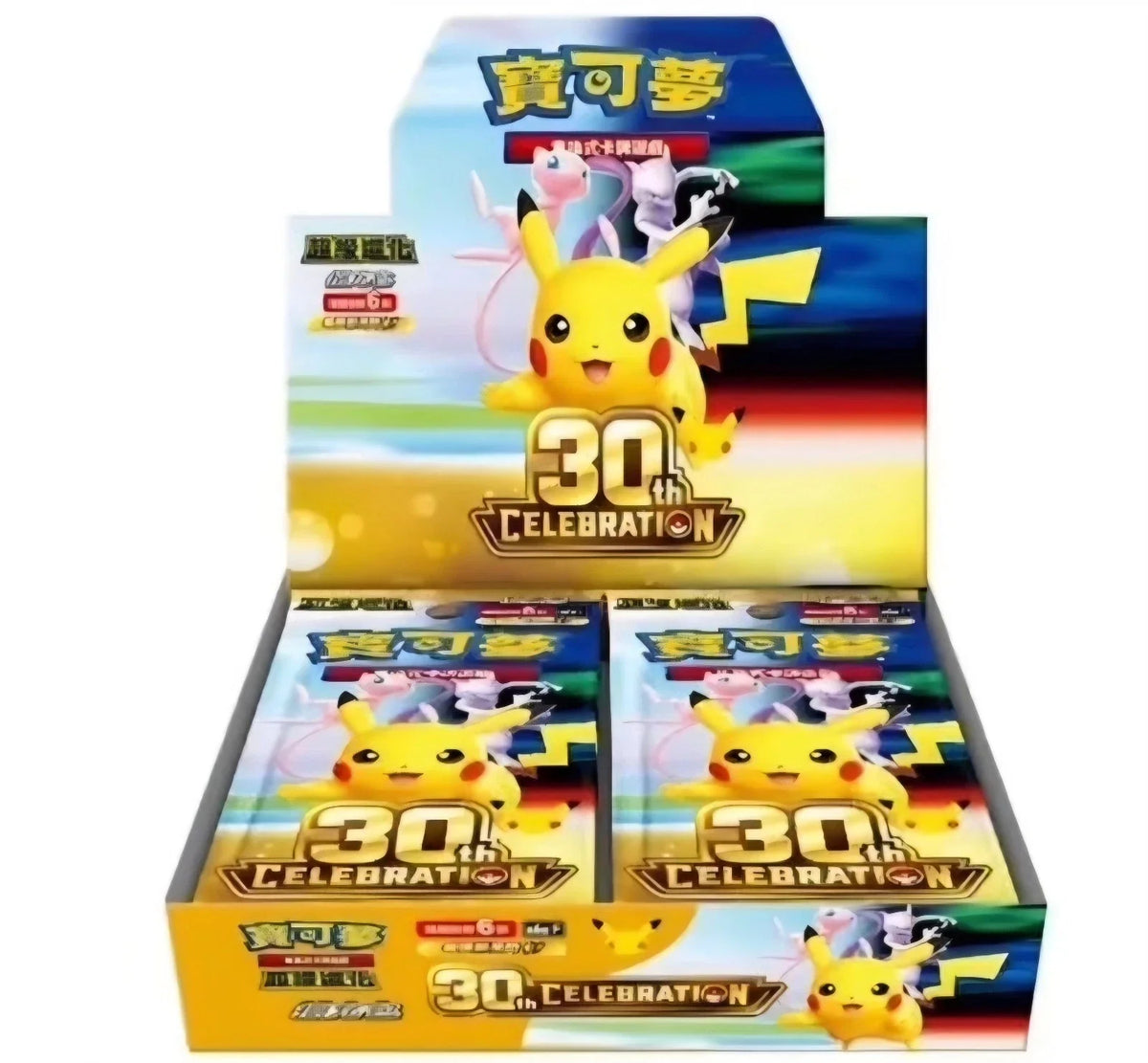 Pokemon 30th Celebration Display Booster Box Kinesisk