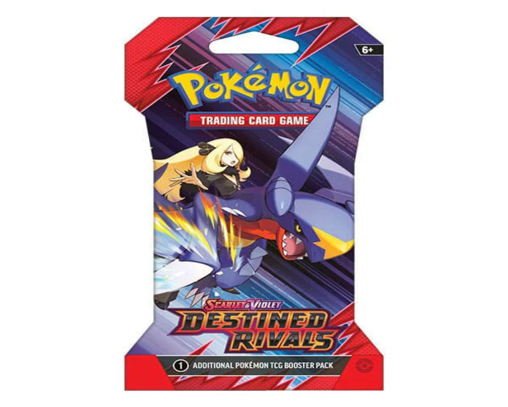 Pokémon Trading Card Game booster pack with characters on a white background